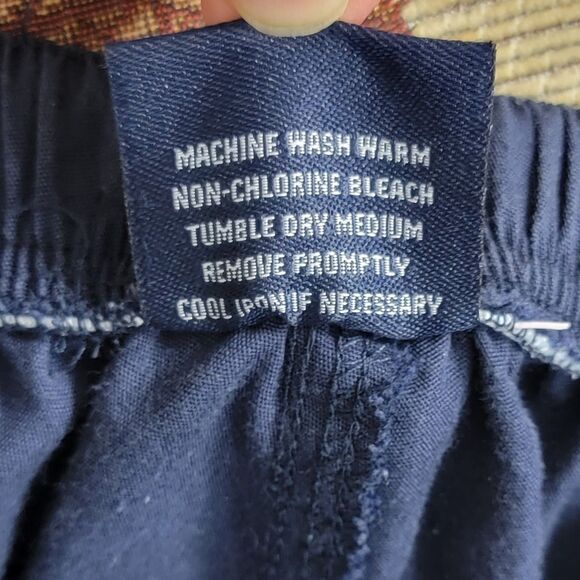 Dagacci Scrub Pants Womens XL Blue Elastic Waist Drawstring Medical Nursing - Picture 13 of 13